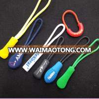 Wholesale bulk Custom rubber zipper pull for sport clothing,rubber zipper puller for sport shoes,zip puller with cord